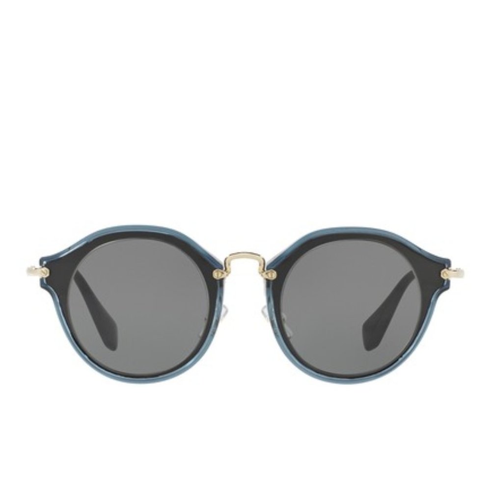 New Miu Miu Round 49mm Acetate Frame Sunglasses - image 3